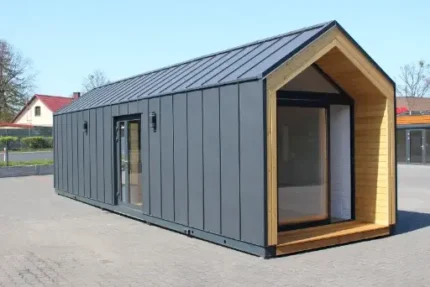 Mini casa pronta para morar, 10,90 x 2,90 m